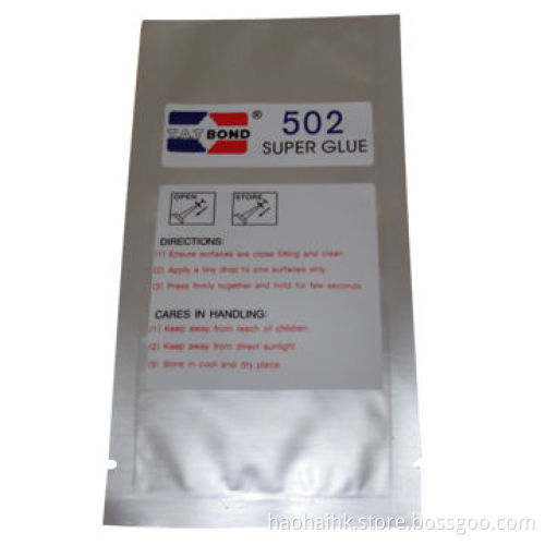Three-side sealed aluminum foil empty bags